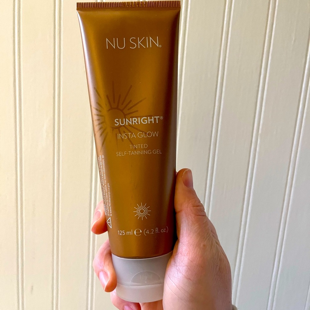 Nuskin sunbright tanning gel